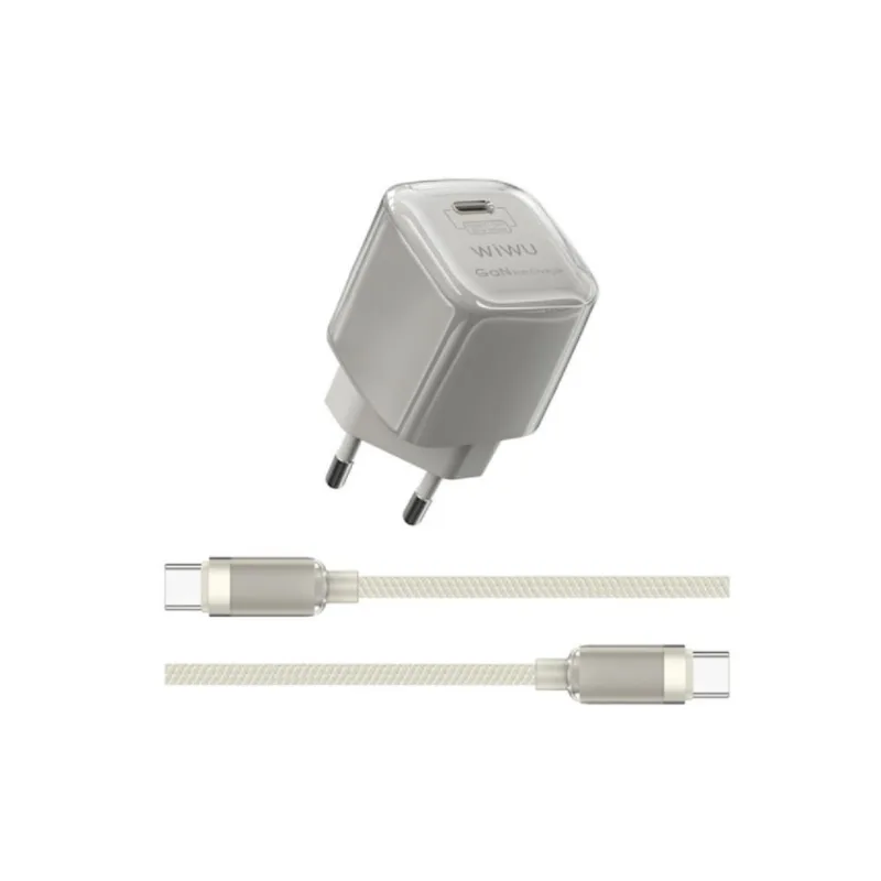 Fonte 20W Cabo Tipo-C para Tipo-C Titanium WIWU