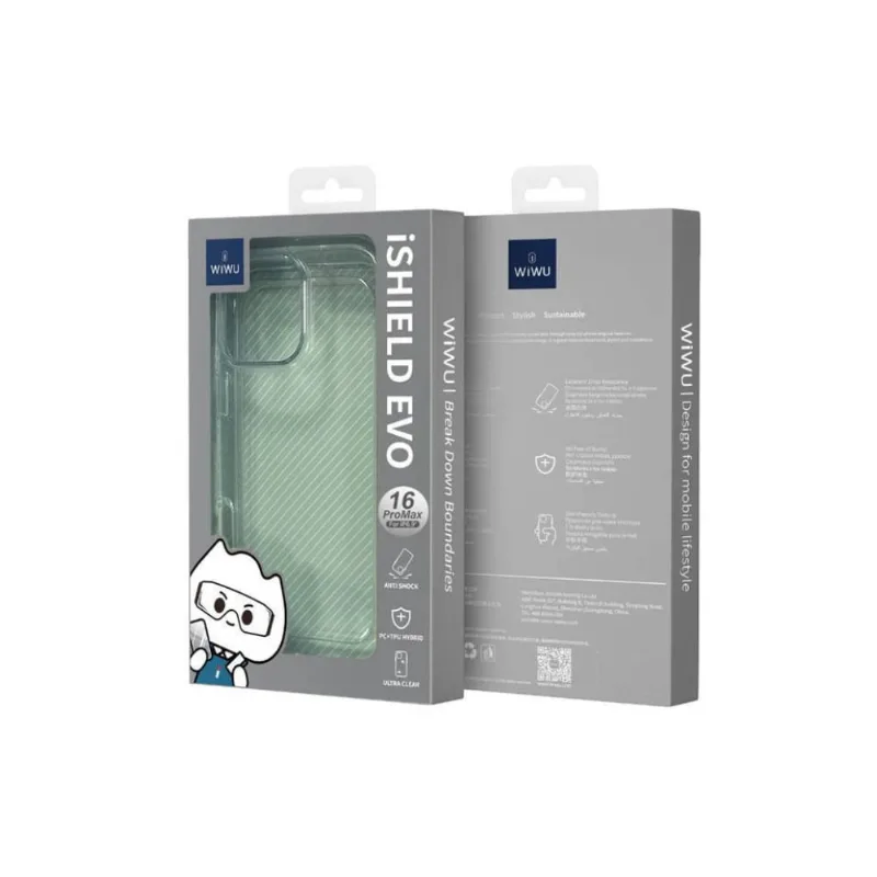 Capa Wiwu iShield Evo Transparente para iPhone 16 Pro