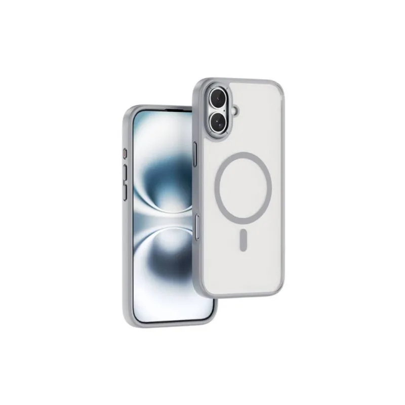 Capa Armor Pro MagSafe para iPhone 16 Cinza WIWU