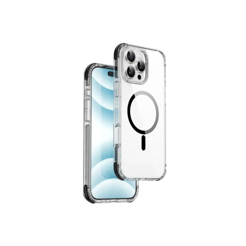 Capa Hybrid Ultra MagSafe iPhone 16 Pro Max Preta Wiwu