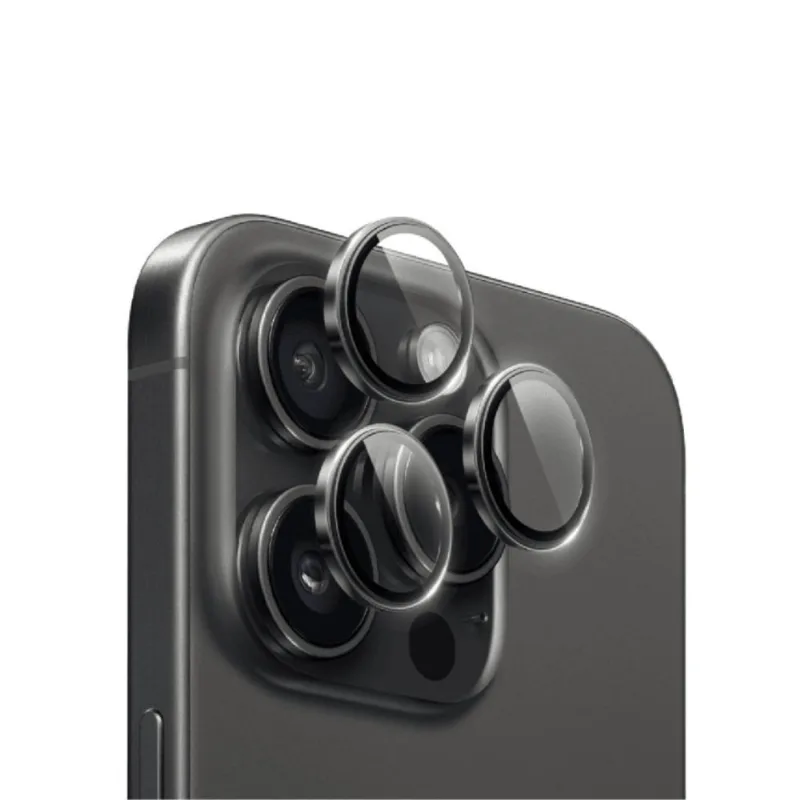 Película Câmera Falcon para iPhone 16 Pro Max Preta WIWU