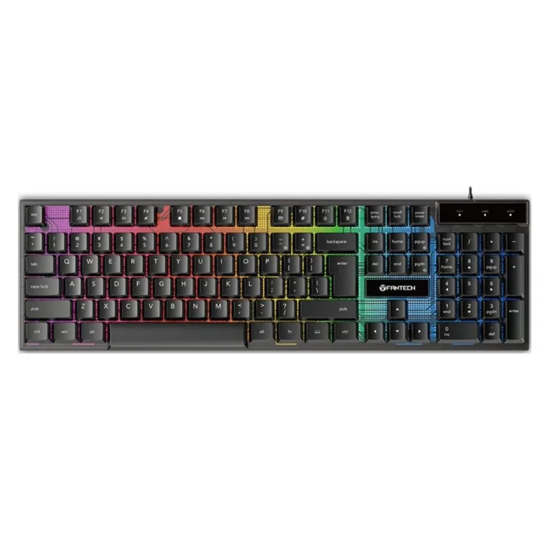 Teclado Gamer Fantech USB Membrana Shikari S K515S RGB