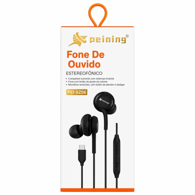 Fone de Ouvido Tipo-c SZ06 Peining