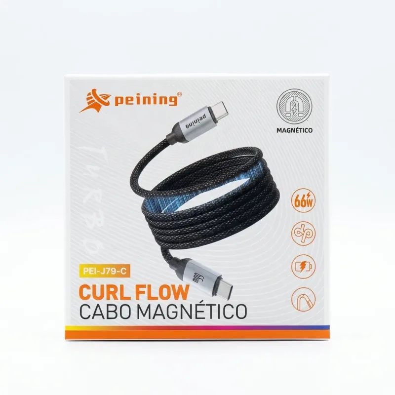 Cabo Peining Type-C 66W Magnético 1M PEI-J79-C