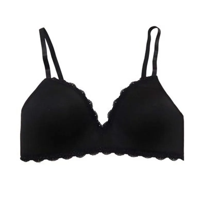 Sutiã com Bojo Basic+ Poliéster e Elastano Preto