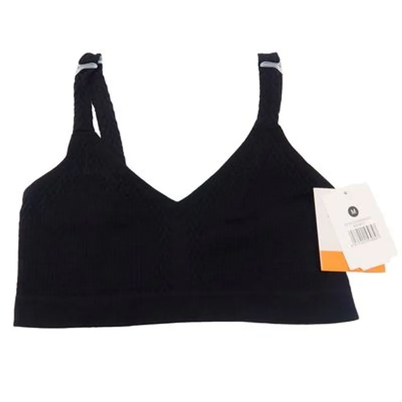 Sutiã Sem Costura Basic+ Poliamida Preto