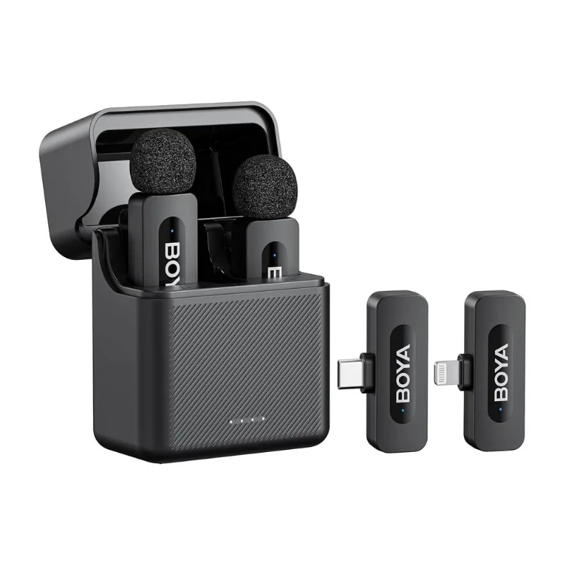 Micrófono Boya BY-V3 Combo con conector Lightning - para 2 personas BY-V3 COMBO