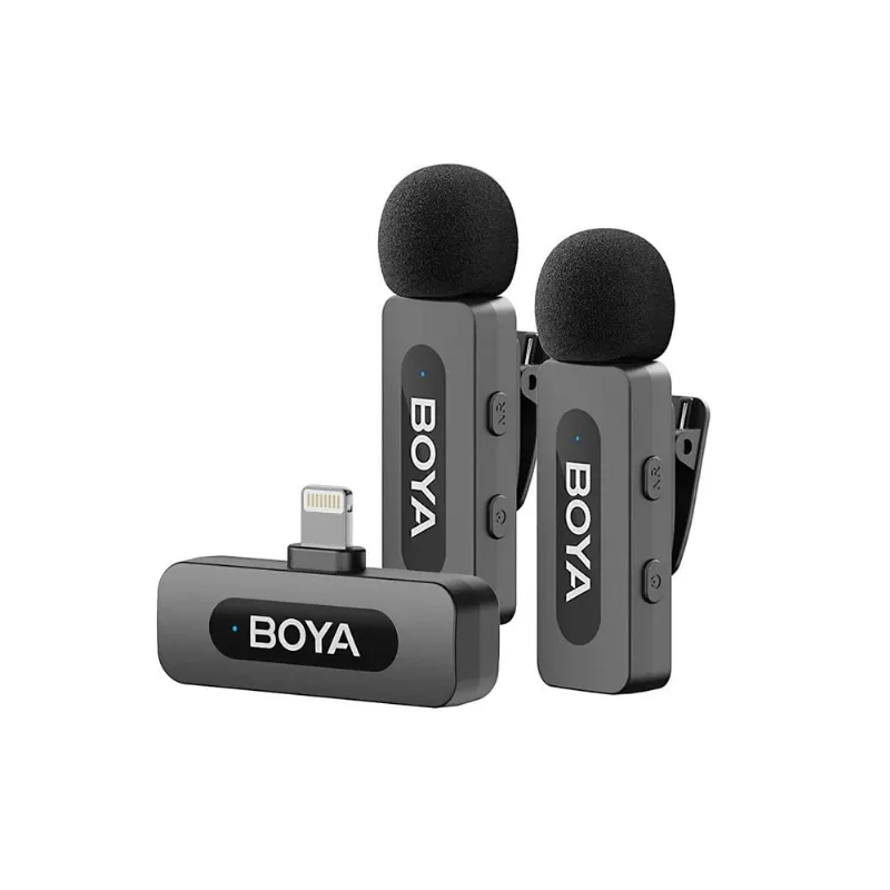 Micrófono Boya BY-V2 V2.0 – Wireless – para dispositivos Lightning IOS BY-V2-A