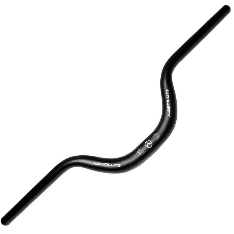 Guidão HB-02 Alto Alumínio Preto 31,8x720mm MTB com 100mm de Altura
