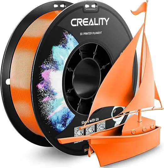 Filamento Creality Petg 1.75Mm 1Kg Orange Laranja Importado