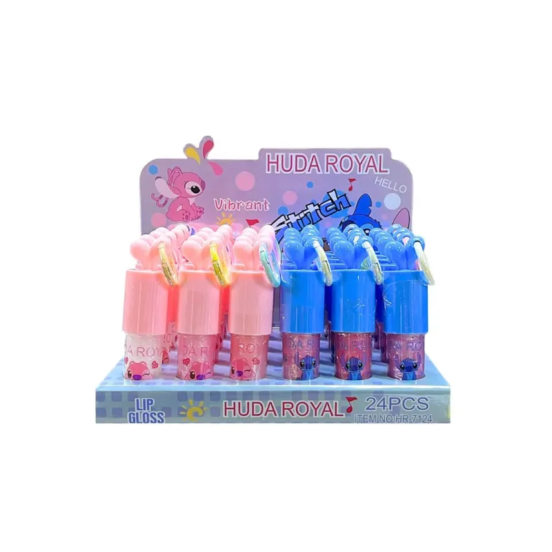Lip Gloss Stitch C/24 Unid - Huda Royal (HR7124)