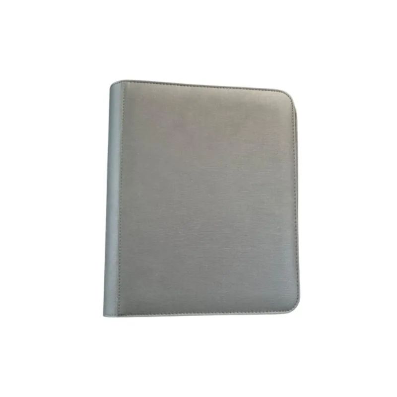 TOPLOAD BINDER PREMIUM ZIP BLACK 4 POCKET 112CARD SLOTS