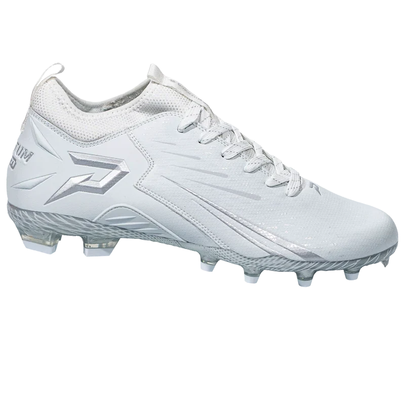 Phenom Elite Adult Quantum Speed 2.0 Football Cleats White / 7.5