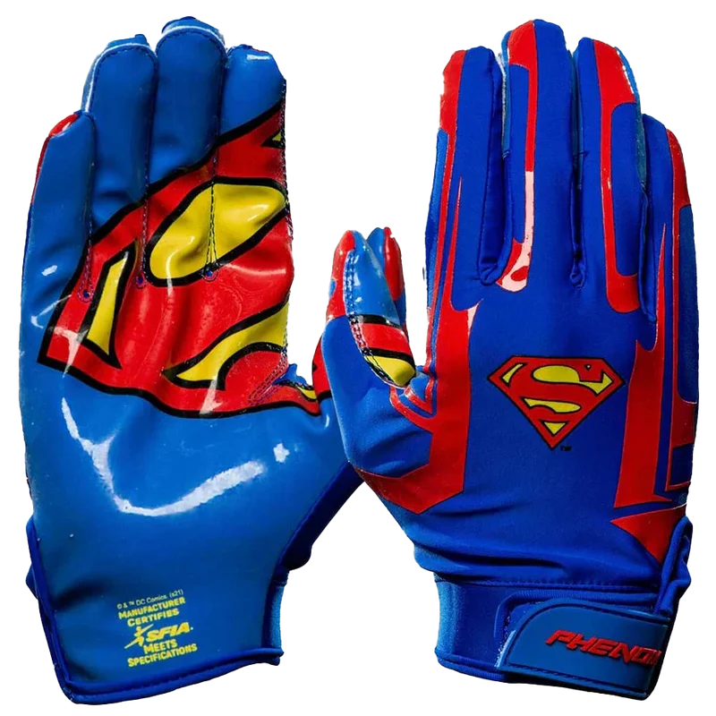 Phenom Elite Youth VPS1 Football Gloves Superman / YXS