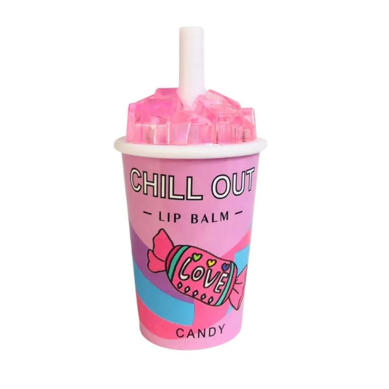 Lip Balm Chill Out Sabor Candy Cor Rosa Pola Aylr Hidratante
