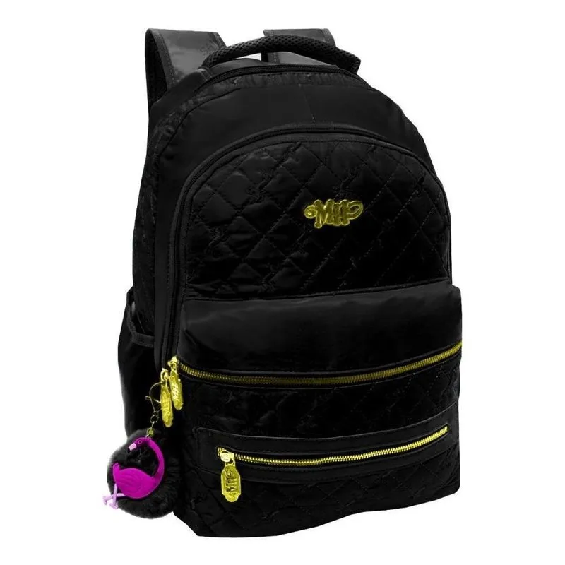 Mochila Feminina Pompom Chaveiro Flamin Michele Hobbs Mh3971