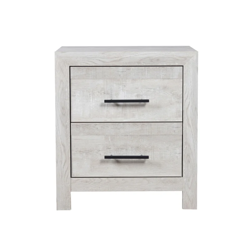 Denver - 2 Drawer Nightstand Light Brown