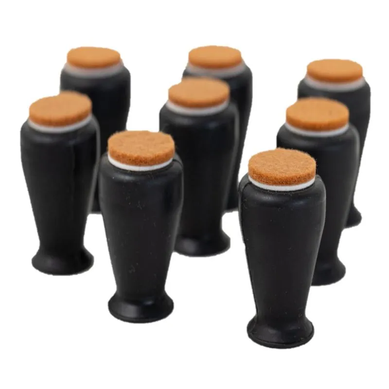 Kit 4 Proteção De Perna Silicone Feltro 15mm 20mm A 23mm