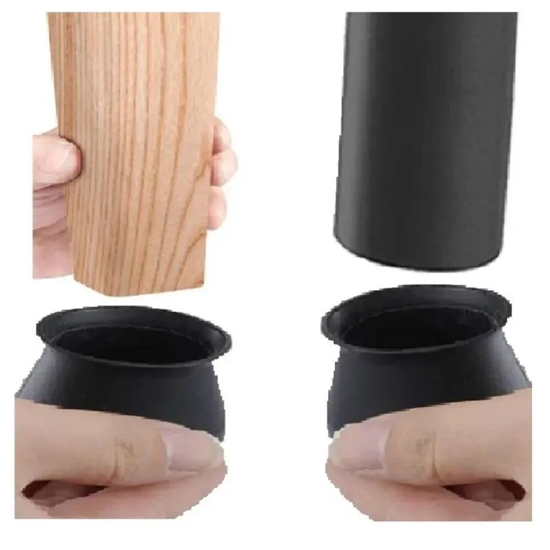 Protetor De Silicone Para Pé De Mesa E Cadeira 8 Peças