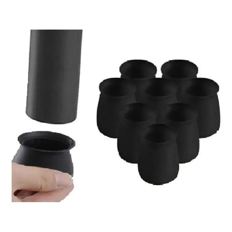 Kit 40 Protetores Em Silicone Para Pé Cadeira Mesa Sofa