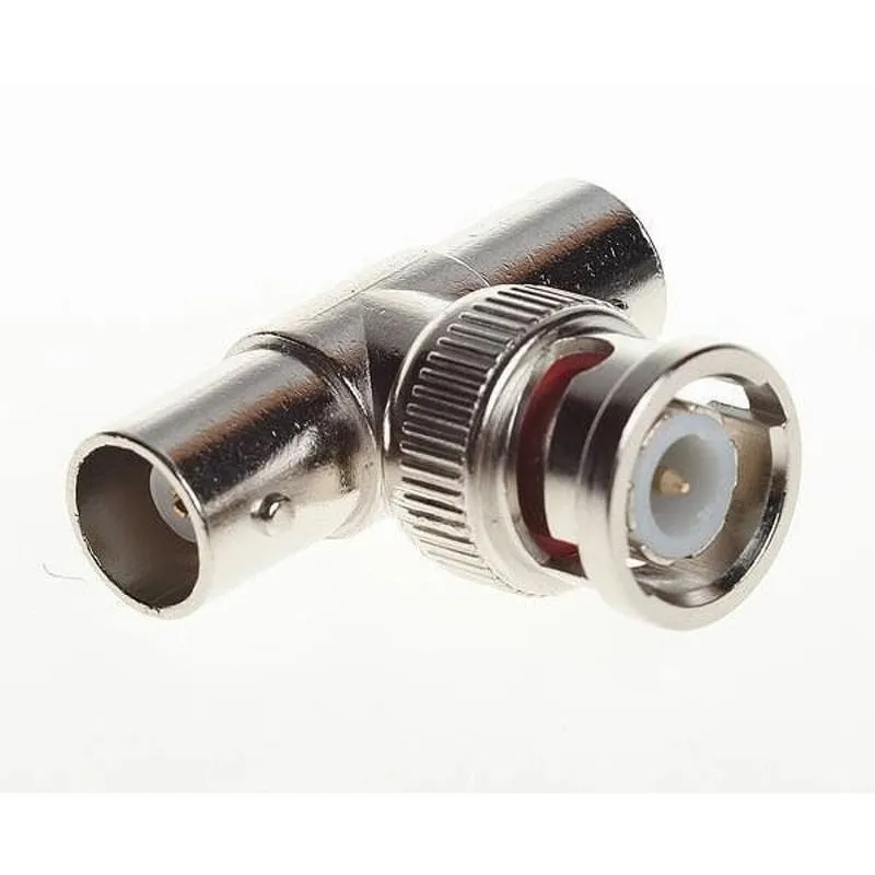 Conector Bnc De Compressão Em T - 5 Unidades