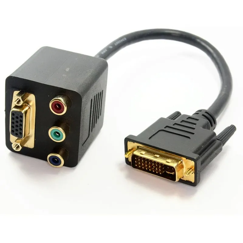 Adaptador DVI x VGA + Componente