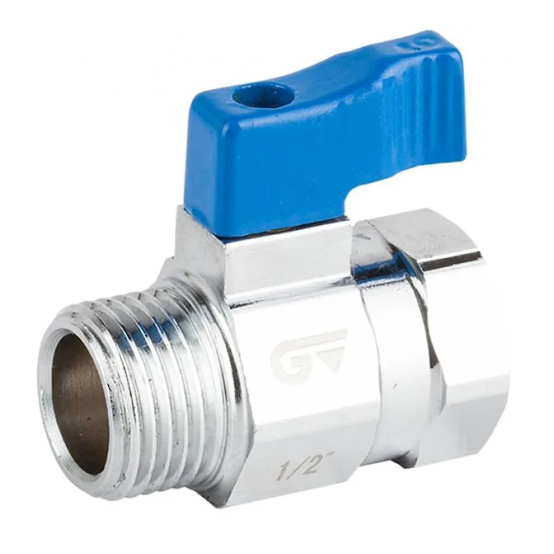 Válvula de Esfera Mini Latão 3/8 m-f bsp PN16 309703 Genebre