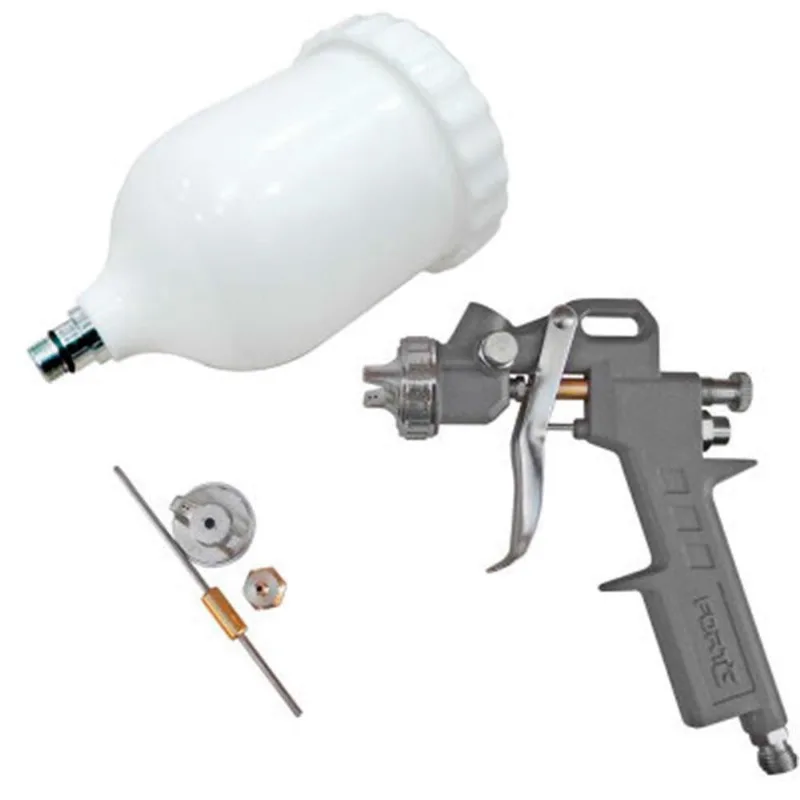 Pistola de Pintura 600ml com 2 Jogos de Reparo e Bico 1.4mm