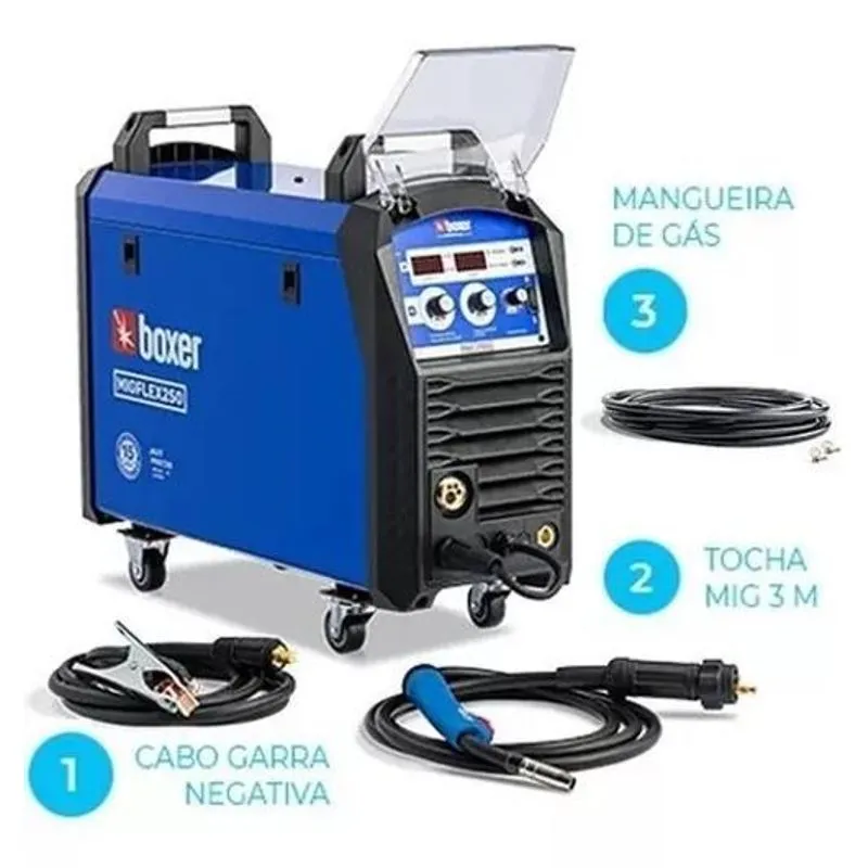 Máquina Inversora De Solda Tig Tigon220 220a Dc 220v Boxer