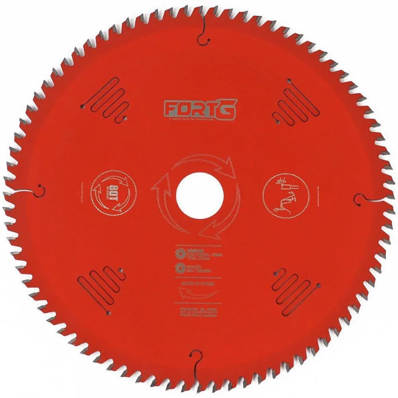 Disco de Corte para Serra Circular 250 x 30mm para Madeira c