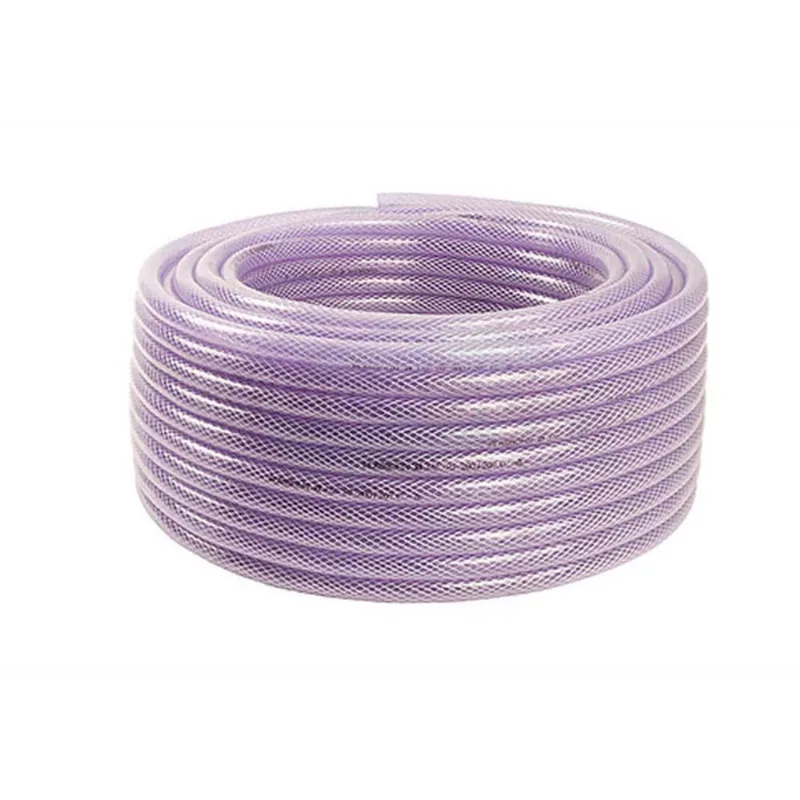 Kit 10 m Mangueira Flexível Cristal Trançada 1/2 250 psi