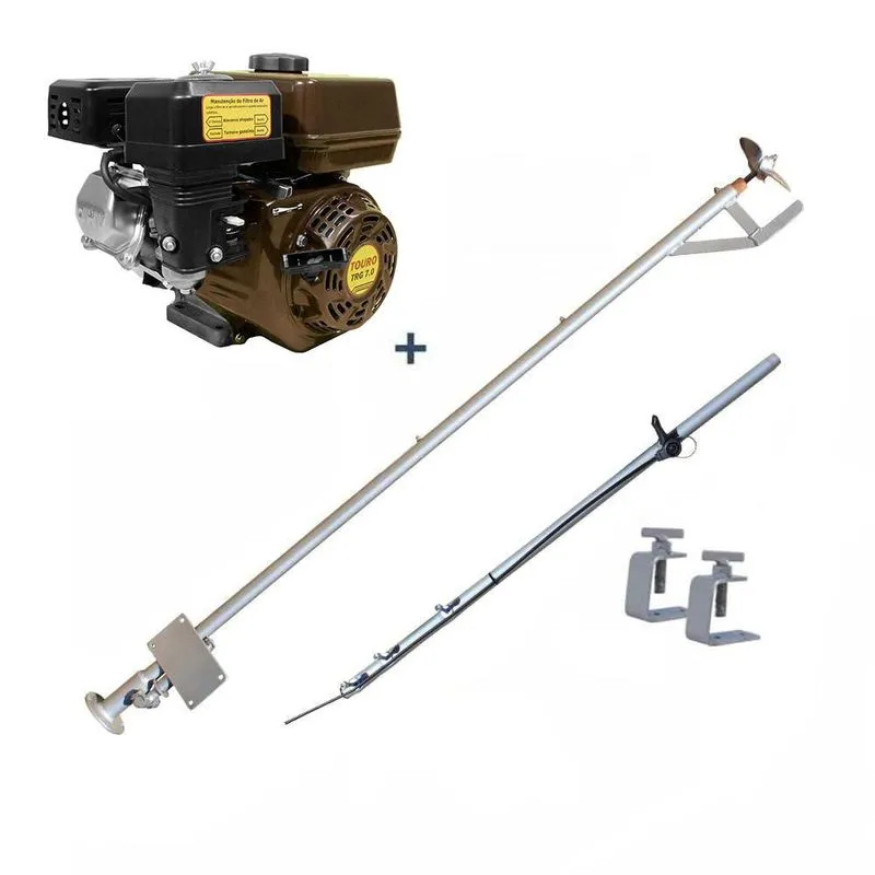 Rabeta Luxo 1,7 m para Barco com Motor Touro trg 7,0 cv
