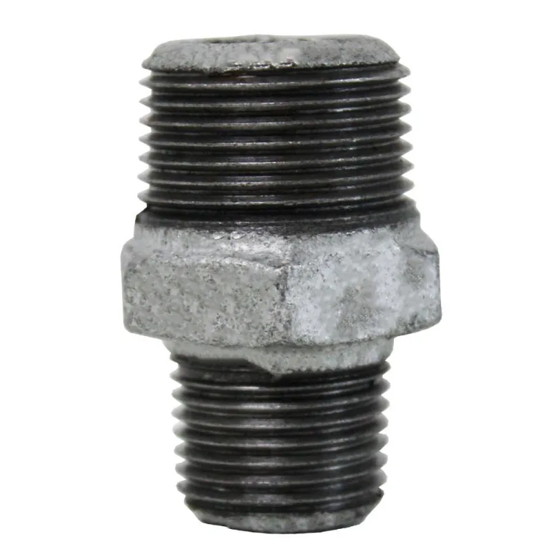 Niple de Redução Galvanizado 3/4 x 1/2 bsp Macho