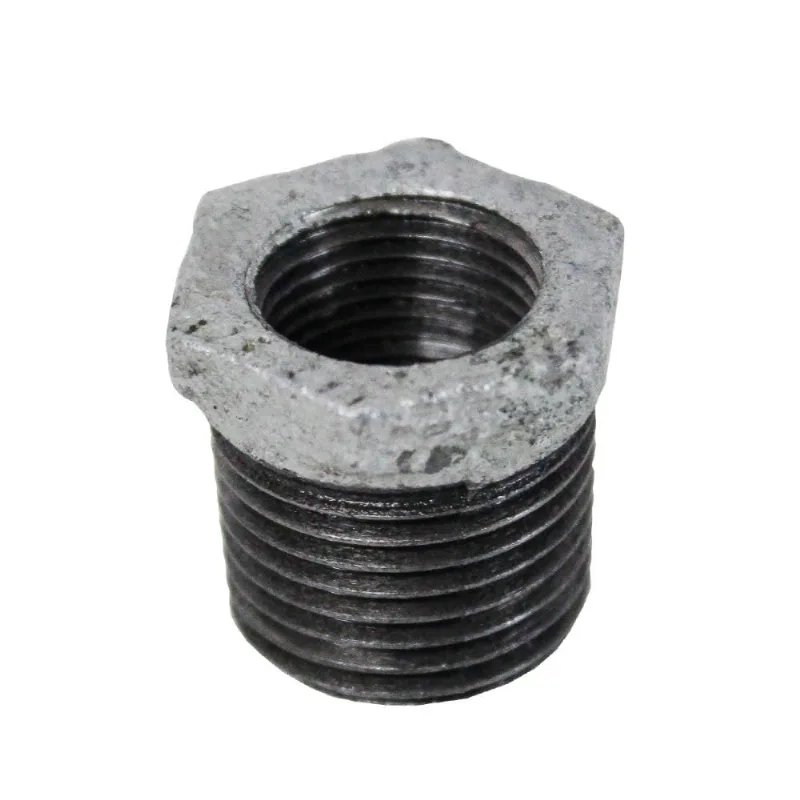 Bucha de Redução Galvanizada 1/2 x 3/8 bsp