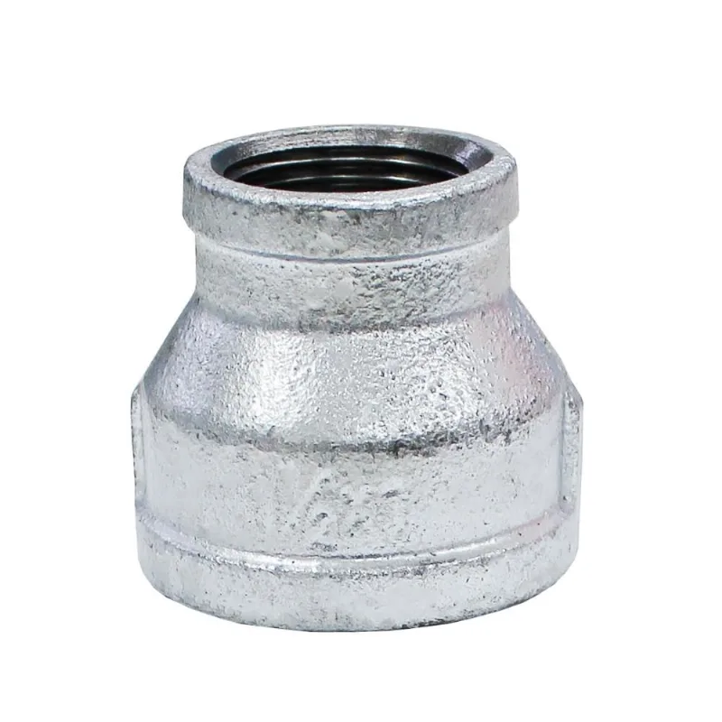Luva de Redução Galvanizada de 1.1/2 x 1 bsp