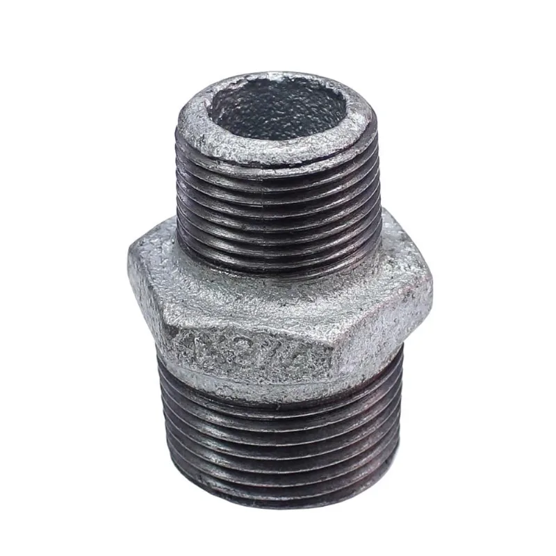 Niple de Redução Galvanizado 1 x 3/4 bsp Macho