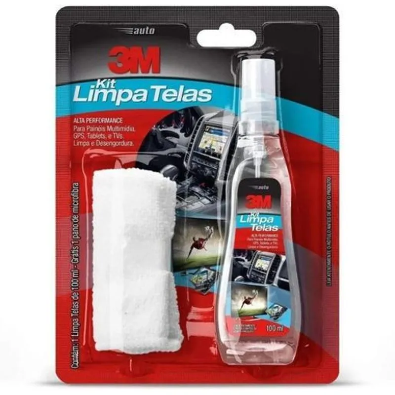 Limpa Telas Celular Notebook Monitor Lcd 100ml 3m