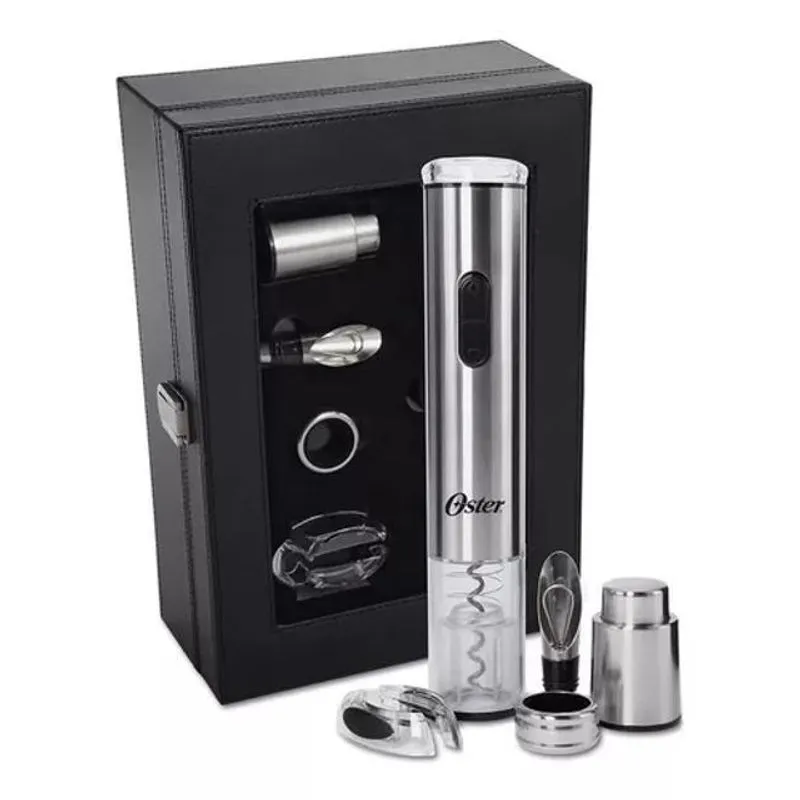 Kit Aerador De Vinho Jogo De Abridores Para Vinho Inox Oster