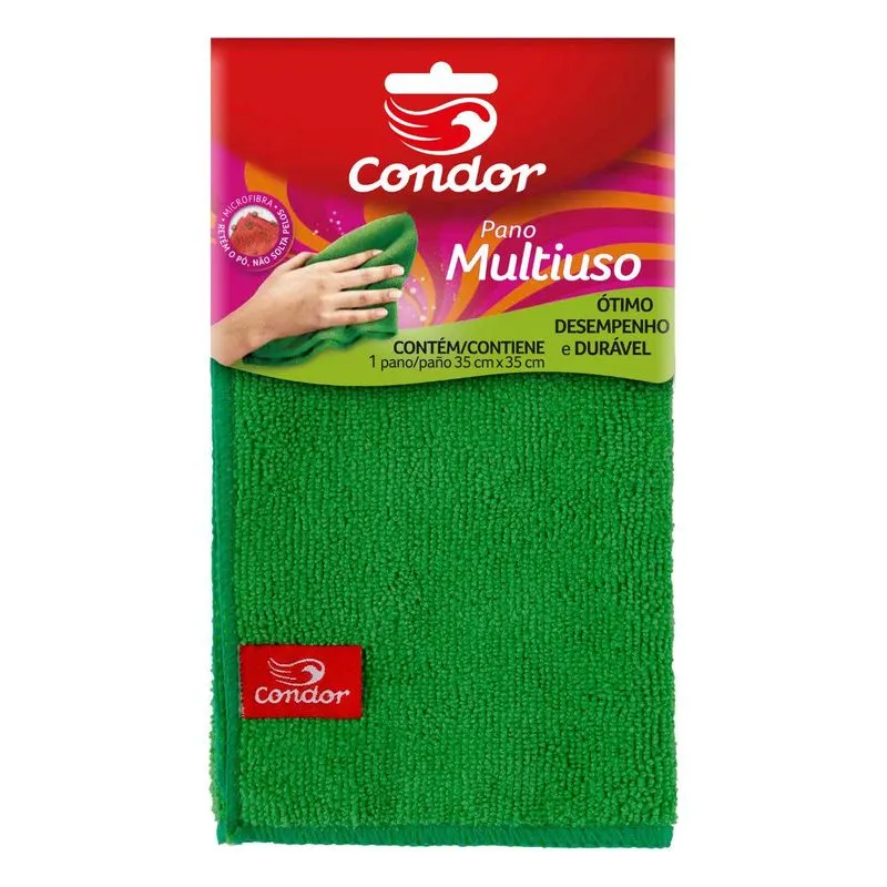 Pano Multiuso Condor 34x34cm Microfibra