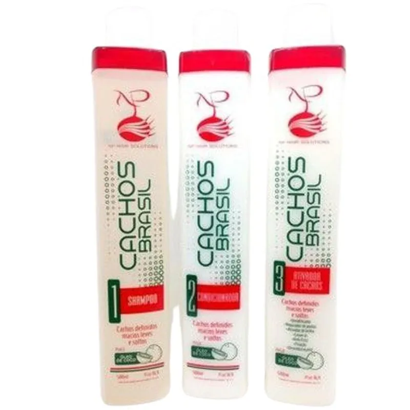Ativador De Cachos Brasil Profissional Np Hiar Solutions (3x500ml)