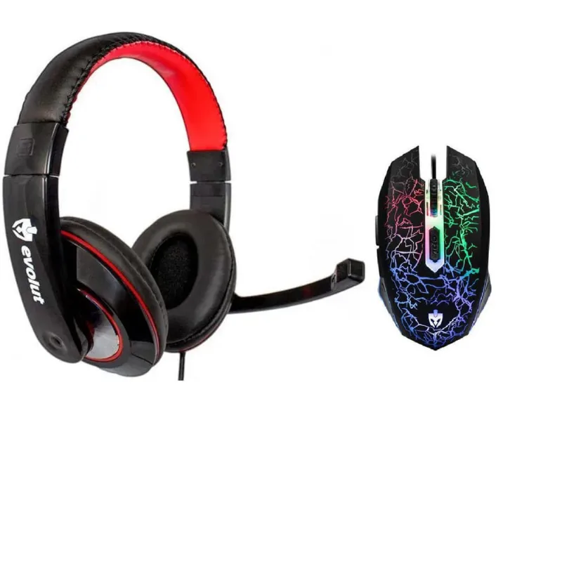 Kit Fone Gamer Thardus Eg302/Mouse Game Rayden Eg104