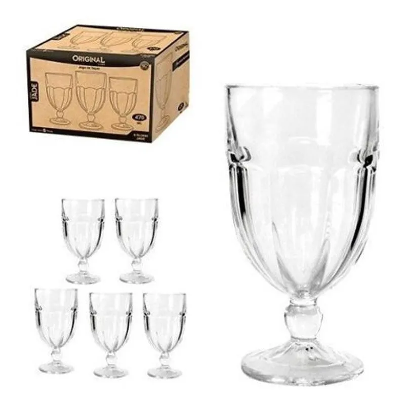 Jogo 12 Taça 470 Ml Vidro Açai Sorvete Milkshake