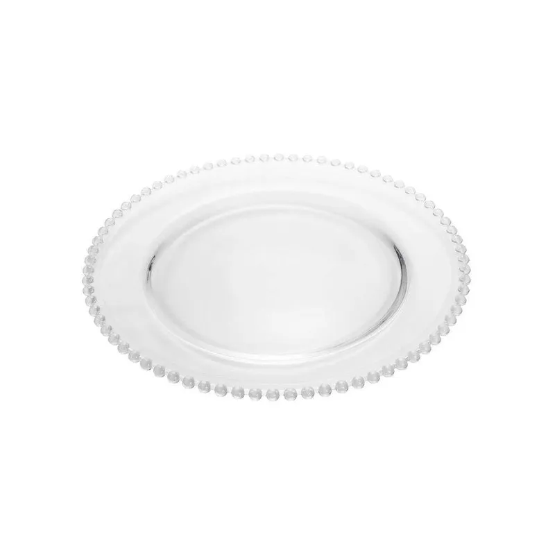 Kit De 6 Sousplat De Cristal Pearl 32cm