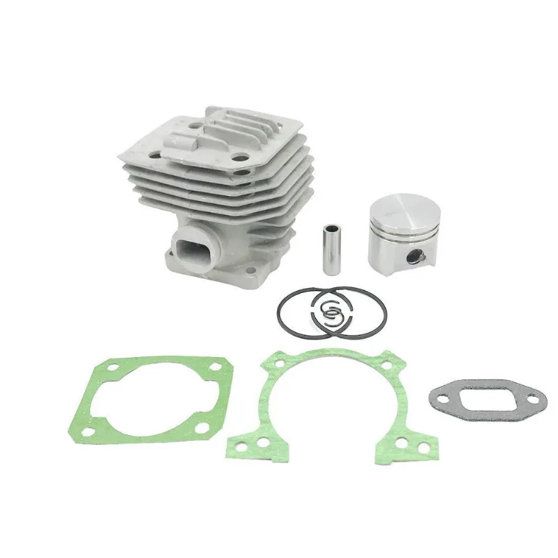 Cilindro Pistão Anéis Para Roçadeira Stihl Fs220 Com Juntas