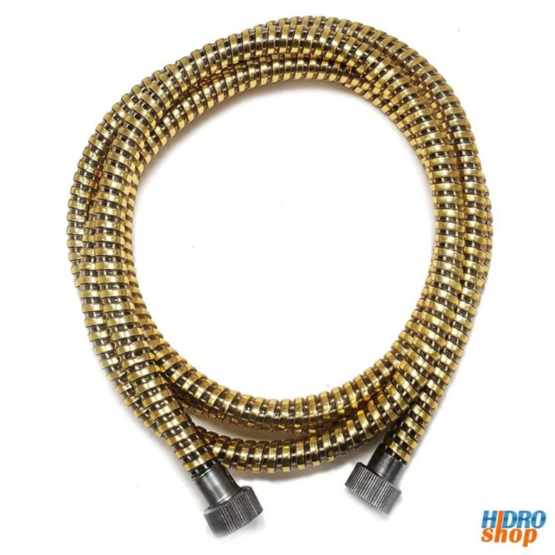Mangueira Espiral Pvc Dourado 2,2metros para Chuveiro Elétrico Cardal - PR516D
