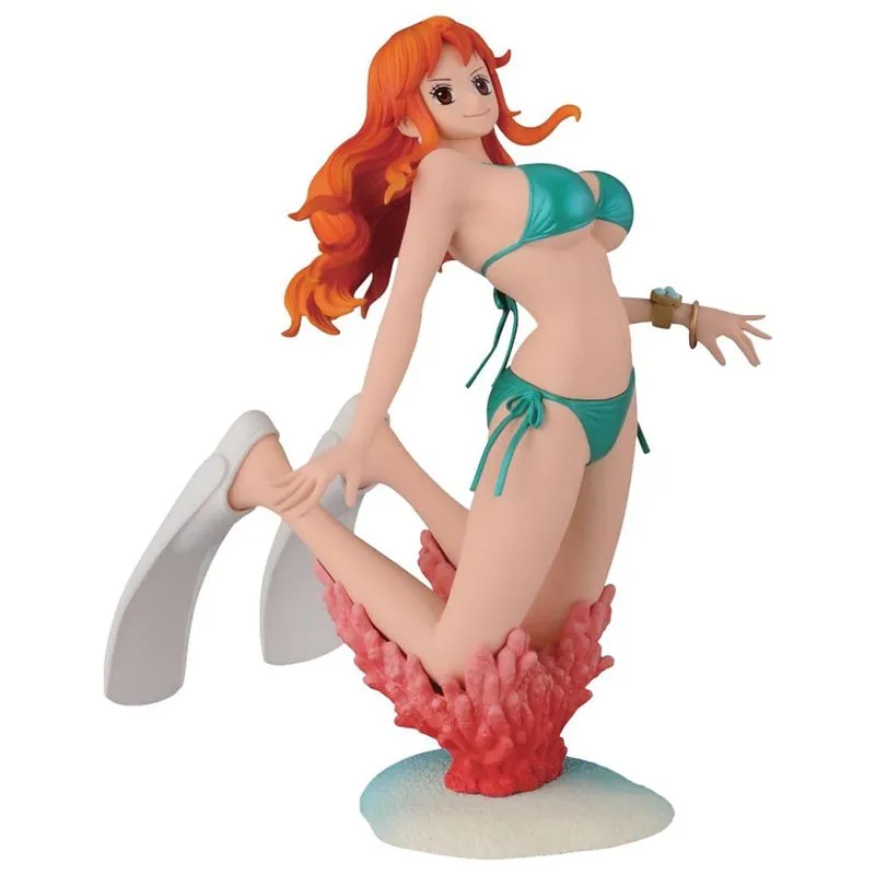 Boneco Colecionável One Piece Creator X Creator Nami Verde Bandai Banpresto