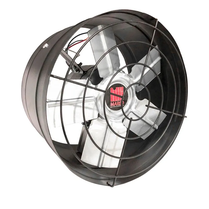 Exaustor De Parede Mared Alta Vazão 30cm 90W Chave Reversora Preto - 220V