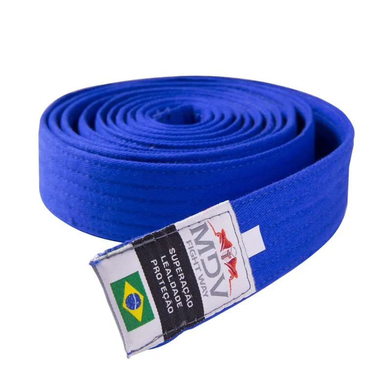 Faixa Graduação Para Kimono MDV FECPP Com Ponteira Número 4 Azul