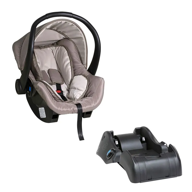Bebê Conforto Galzerano 8181PCAP Cocoon C/ Acoplamento Preto/Cappuccino