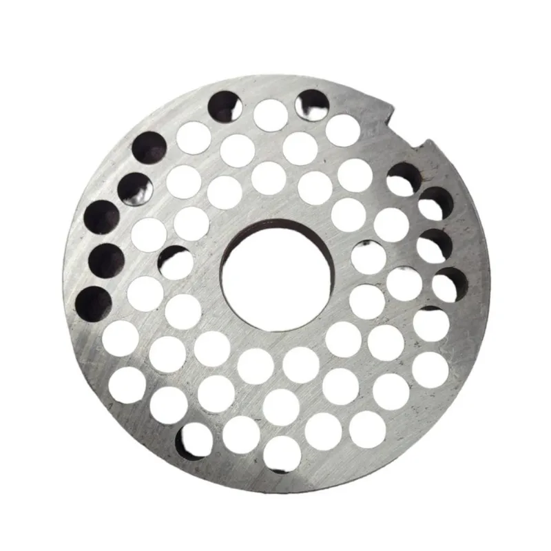 Disco De Moedor De Carne Boca 22 Com Furo 8mm 22/08 Aço Carbono Rede Para Moedor De Carne